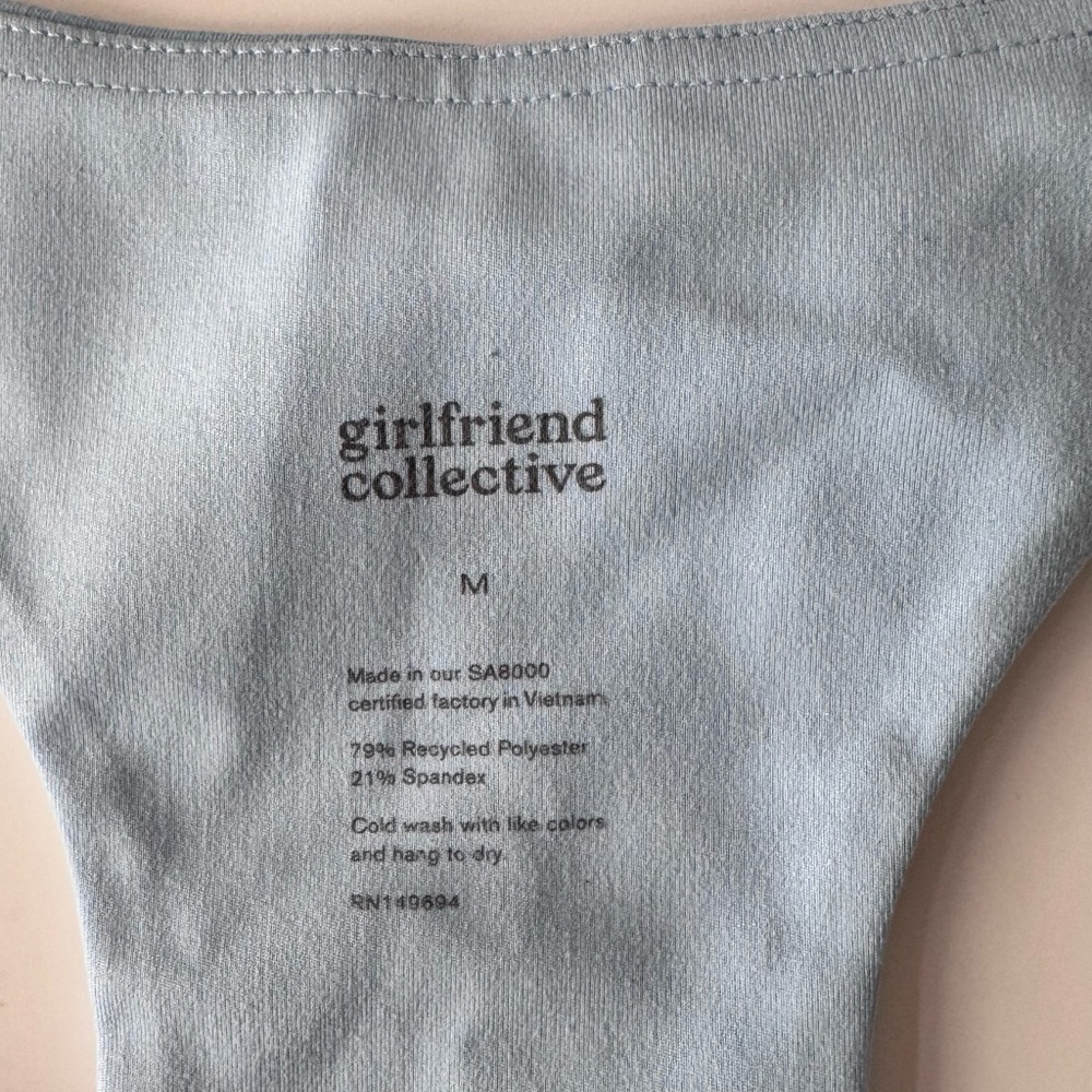 Girlfriend Collective Paloma Racer Back Compressive Long Line Sports Bra size M - Picture 4 of 7